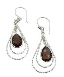 9/12 WIRE TEADROP SMOKEY