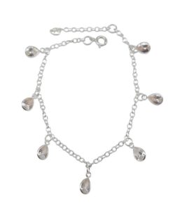 CZ BRACELET TEARDROP