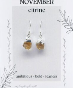 CITRINE ROUGH CARD