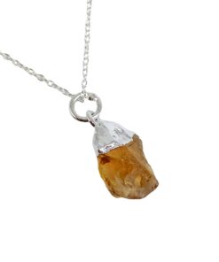Alternative view of CITRINE ROUGH CARD