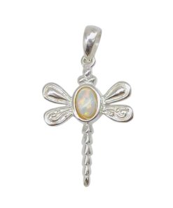 OPALINE WHITE DRAGONFLY