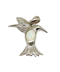 OPALINE WHITE HUMMINGBIRD