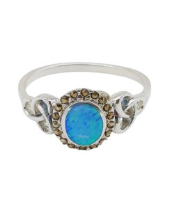 OPALINE BLUE KNOT