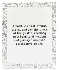 Alternative view of GIRAFFE HEAD CARD