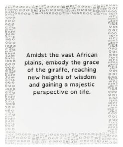 Alternative view of GIRAFFE CARD