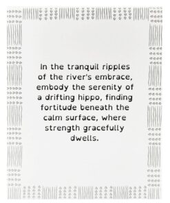Alternative view of HIPPOS HEAD CARD