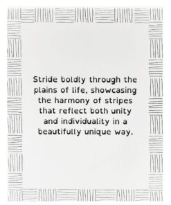 Alternative view of ZEBRA CARD