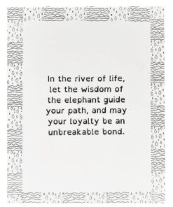 Alternative view of ELEPHANT HEAD CARD